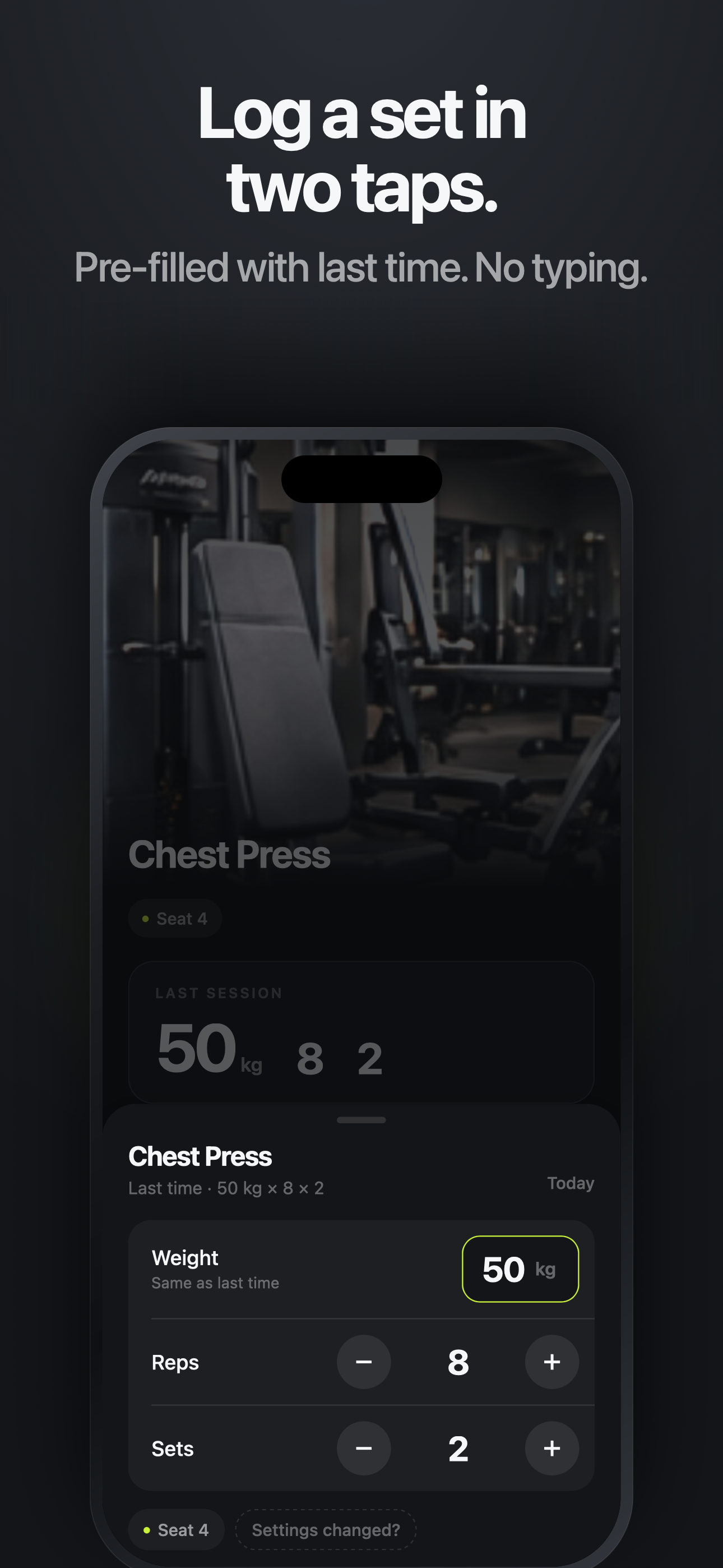 Logging sets and repetitions in Rack